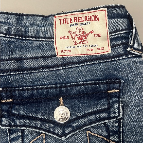 True Religion Halle Big T Mid Rise Super Skinny Size 28 - Picture 4 of 9